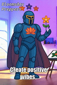 Happy Art GIF by Bloomsday Preppers