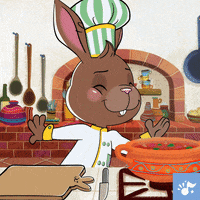 Canticosworld food yummy bunny delicious GIF