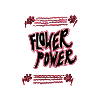 MaSoeurEtMoi flower power flowerpower msem Sticker