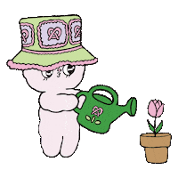 Pink Bunny Sticker by Pomelo Fashion