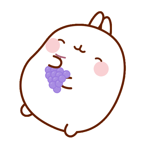 Diet Eating Sticker by Molang