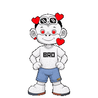 Bro Sticker by Zhot Shop