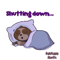 Sloth Closing Sticker by VeeFriends