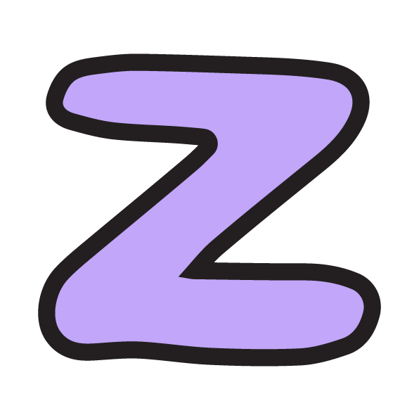 A-Z Letter Sticker by irlrubyph