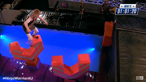 save channel 9 GIF by Australian Ninja Warrior