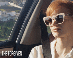 Driving Jessica Chastain GIF by Madman Films