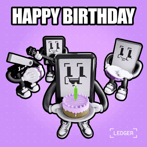 Celebrate Happy Birthday GIF by Ledger
