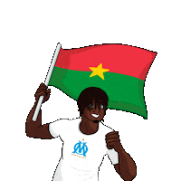 Pays Burkina Faso Sticker by Olympique de Marseille