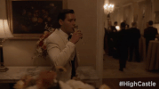 Season 2 Drinking GIF by The Man in the High Castle