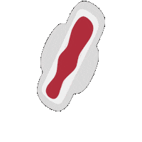 talkaboutyourperiod period menstruation periods pad Sticker