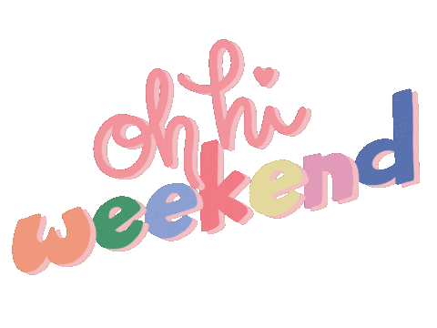 Good Vibes Weekend Sticker