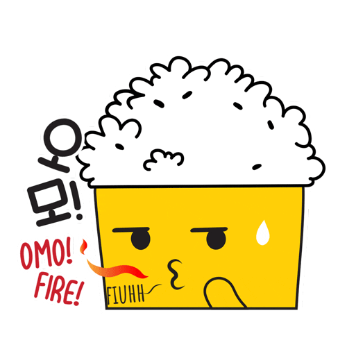 Happy Rice Bowl Sticker by DM KLR