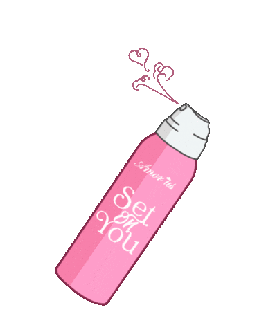 AmorUs giphyupload makeup amour spray Sticker