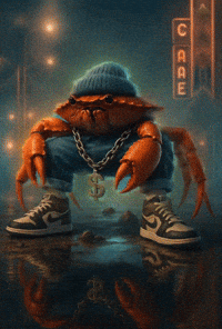 Crab Gangster GIF