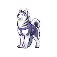 Dog Pet Sticker by 4fluffy.shop