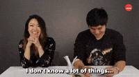 I Don't Know A Lot Of Things 