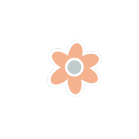 Flower Spinning Sticker