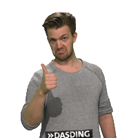Thumbs Wow Sticker by DASDING