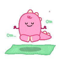 Happy Chill Sticker by DINOSALLY