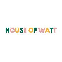 houseofwatt logo restaurant how amsterdam Sticker