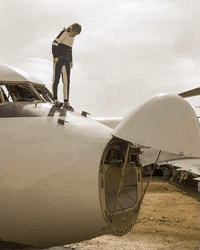 Plane Crash 3D GIF