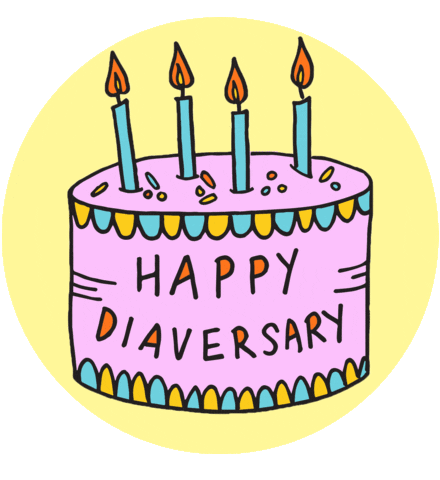 type 1 anniversary Sticker by T1D LYF