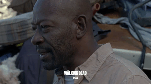 the walking dead smile GIF