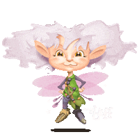 MyBTFF fairy tooth fairy mybtff loose tooth Sticker
