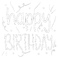 Happy Birthday Party Sticker