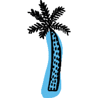 Tree Palm Sticker by studioinsenouts