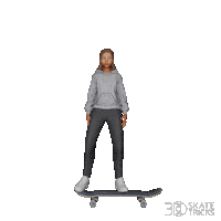 3dskatetricks skate skateboard street skateboarding Sticker