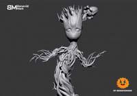 Baby Groot Art GIF