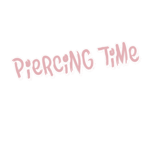 Lettering Piercing Sticker by Piercingstudio heul doch
