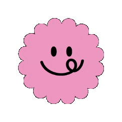 Happy Pink Sticker by Cafe Knotted