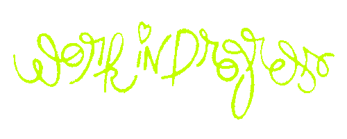 Work In Progress Art Sticker