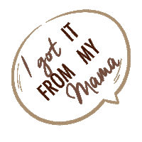 shoplaromi i got it from my mama got it from mama Sticker