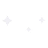 Sparkle White Stars Sticker by Nasce Yoga