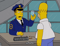 homer simpson officer krackney GIF