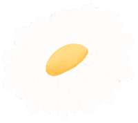Happy Daisy Flower Sticker