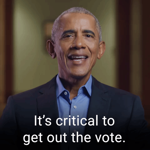 It's critical to get out the vote.