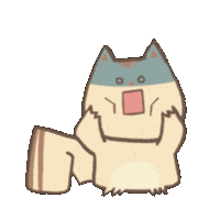 rio0091 omg かわいい どうぶつ ショック Sticker
