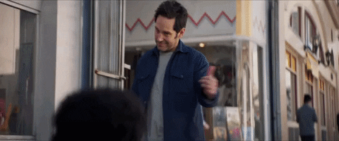 High Five Paul Rudd GIF by Leroy Patterson