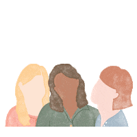 Illustration Friends Sticker