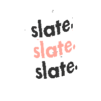 slatemedia slate media bounce Sticker