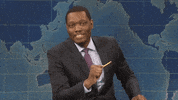 michael che lol GIF by Saturday Night Live