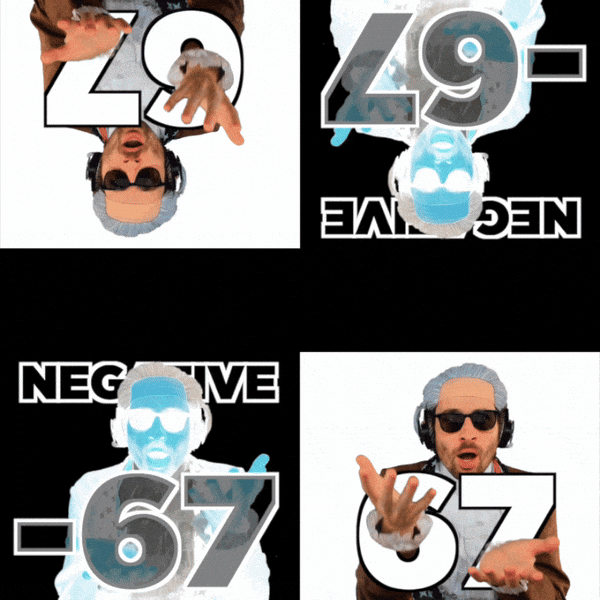 Black And White Number GIF