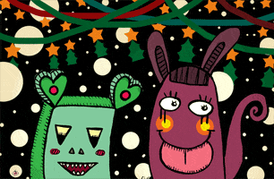 merry christmas animation GIF by Florens Debora