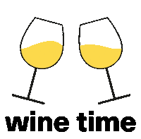 White Wine Cheers Sticker by Organize Communications