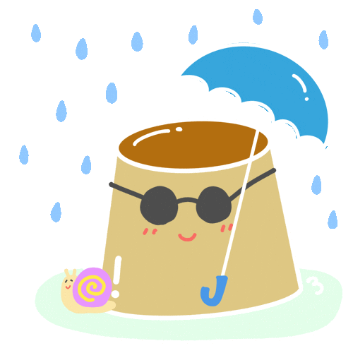 Rain 雨 Sticker