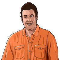 Happy Adam Sandler Sticker by Ka-pow